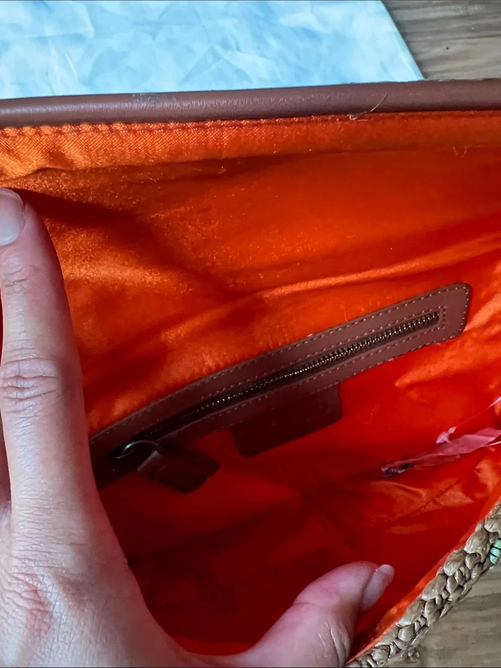 STAUD Tommy Beaded Bag Raffia - Picture 4 of 16